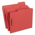 Universal One Manila Folder 8-1/2 x 11", 1/3 Tab, Red, PK50 UNV13523